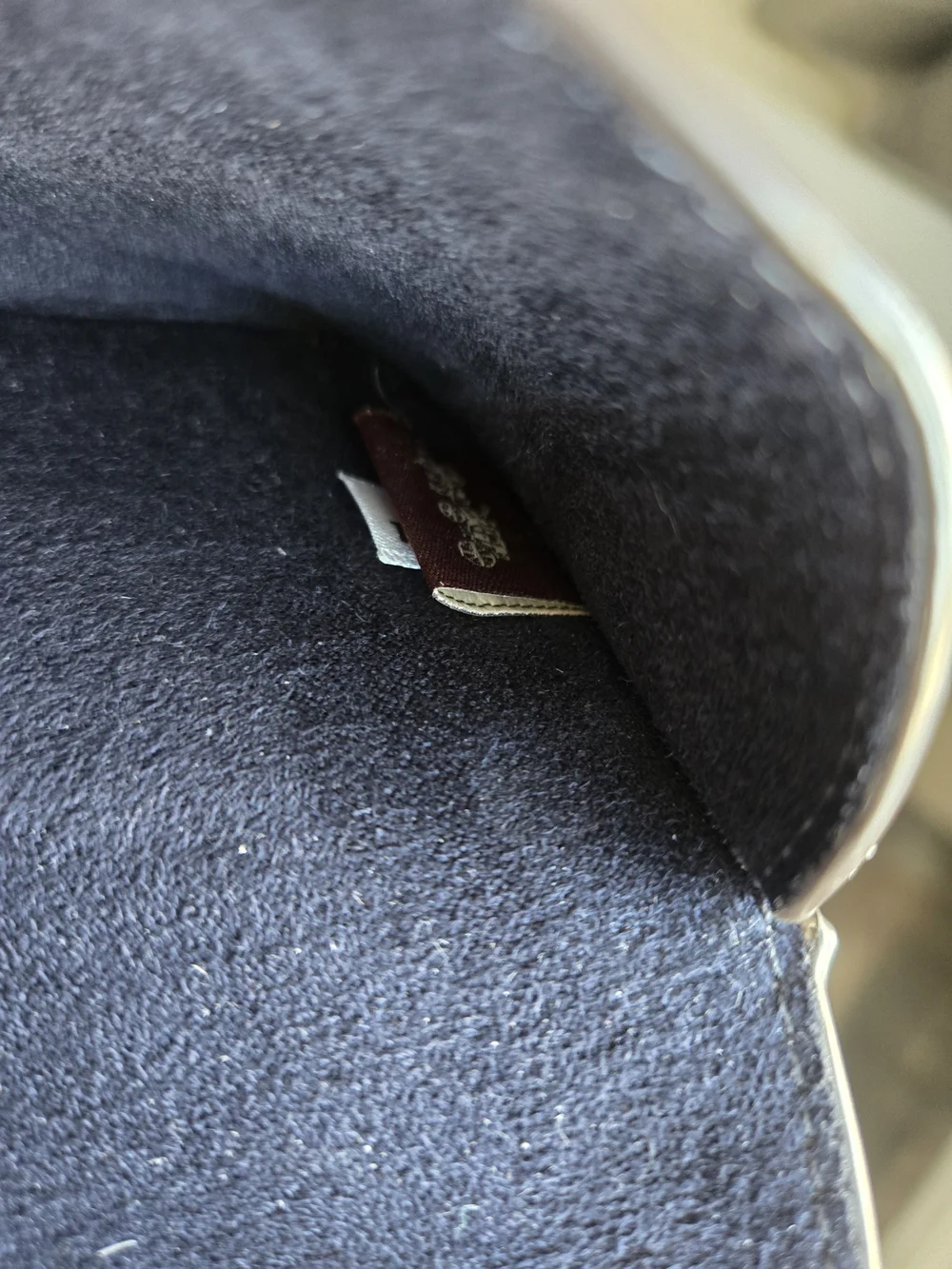 Blue Tie-Dye Leather Sunglasses Case